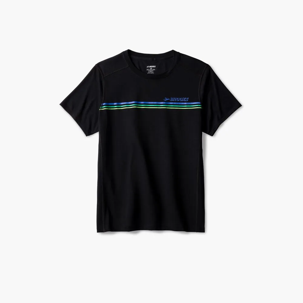 002 - Black/Brooks Stripe
